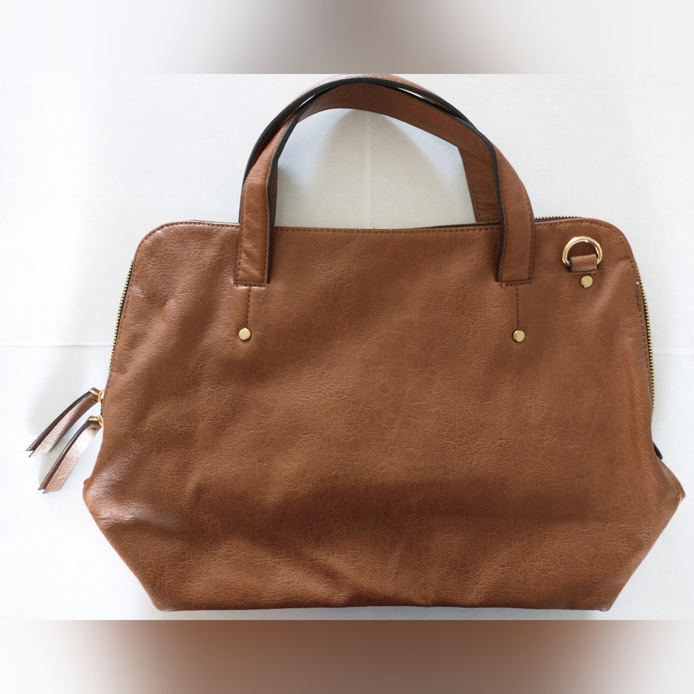 ZARA Brown Faux Leather Bag